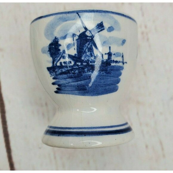 Vintage Rare Delfa Windmill Mini Thimble & 2" Tea Cups Collectible Set - Picture 5 of 11